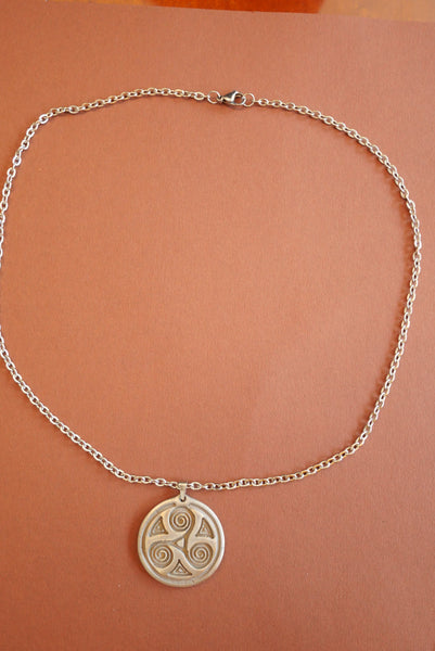 Bronze Triskel Pendant