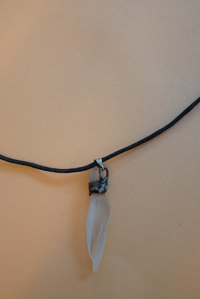 Frosted glass pendant