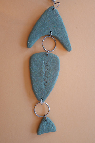 Fish long necklace